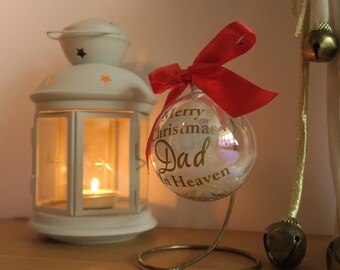 Merry Christmas Dad Bauble