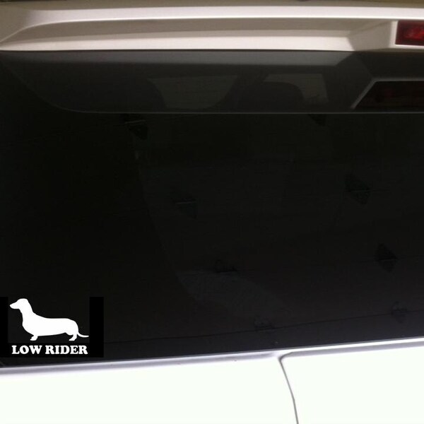 Dachshund Car Sticker Dog Windshield Wiper Dog Sticker Car Decal Sticker Vinyl
