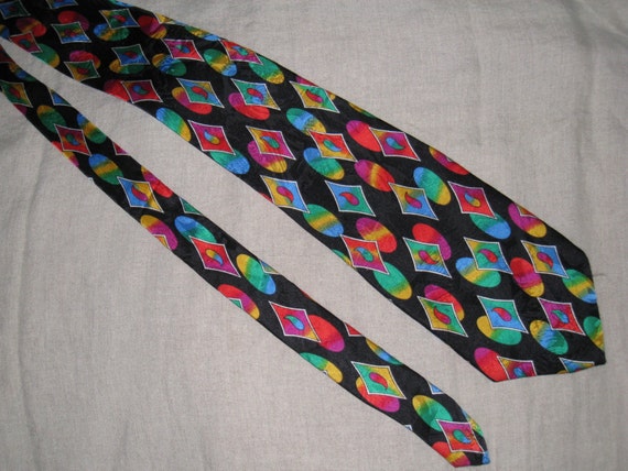 1990's Vintage Electric Brites Necktie - image 2