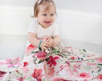 Best Selling - Organic Bamboo Muslin Swaddle Blanket for baby Girl- 23 Color Choices, Stroller Cover, Nursing Cover, Baby Shower Gift
