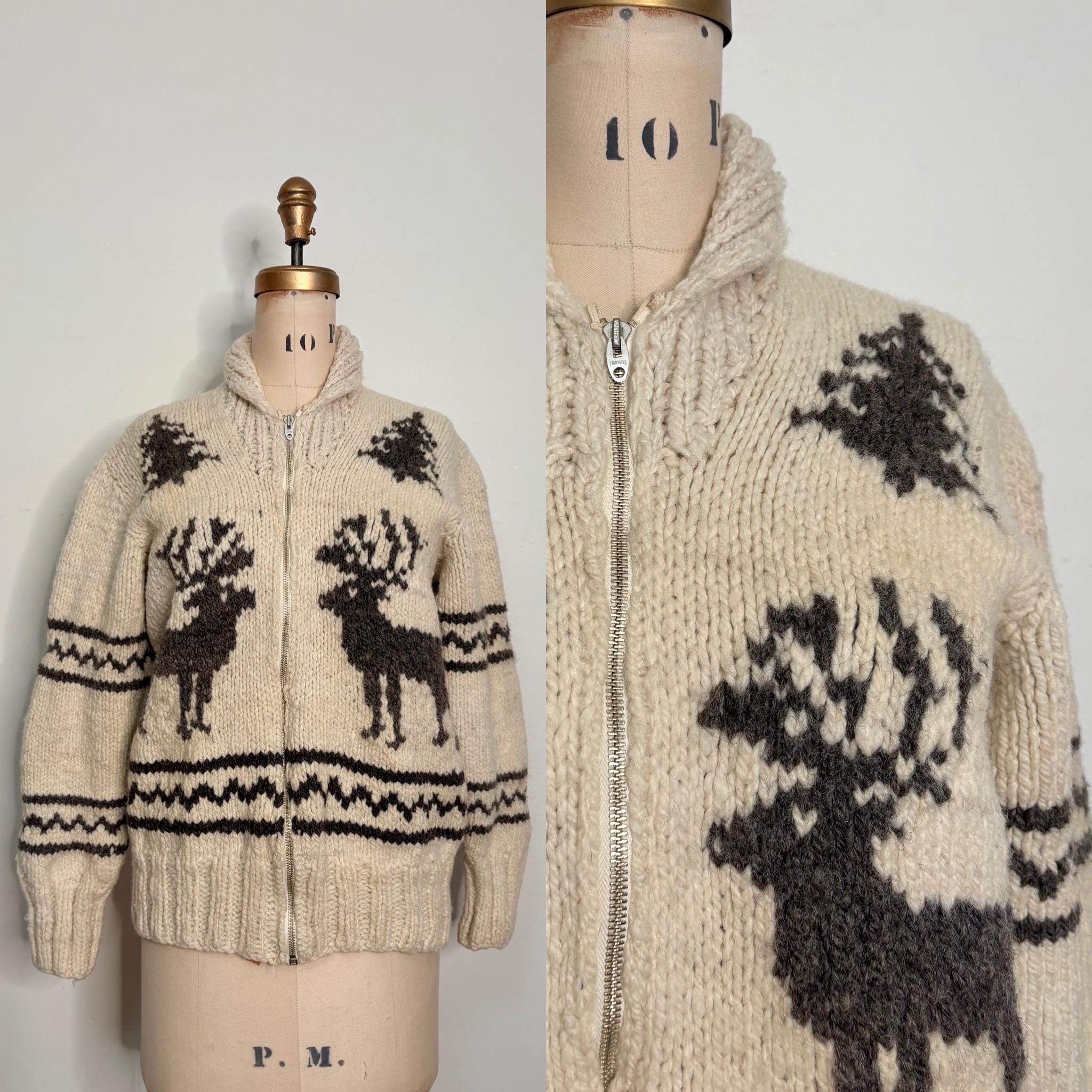 80s Cowichan Sweater - Etsy Canada