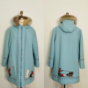 Fur Parka Alaska Anorak Eskimo Eskimo Girl Fancy Dress Costume By