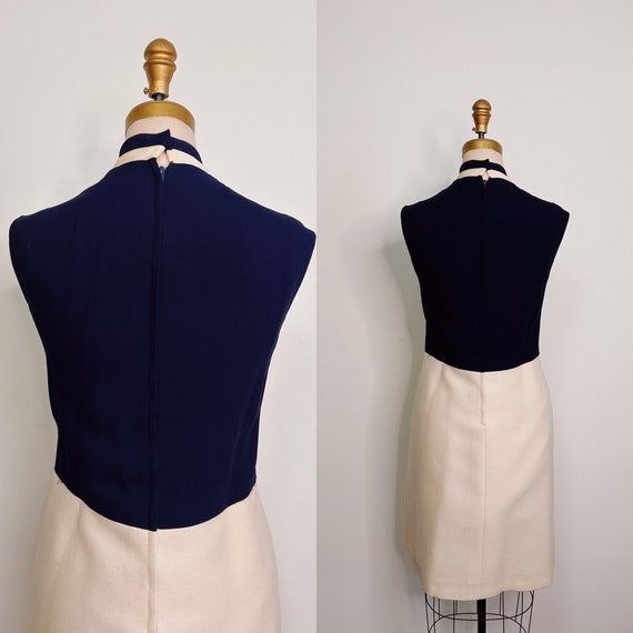 1960s Lilli Ann Knit Paris Wool and Silk Dress an… - image 4