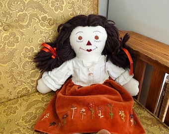 ヴィンテージの手作りラグドール（毛糸の髪付き） - Etsy 日本