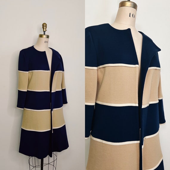 1960s Lilli Ann Knit Paris Wool and Silk Dress an… - image 6
