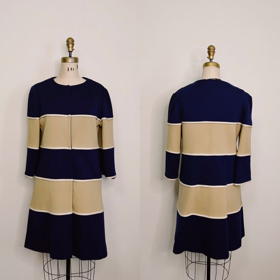 1960s Lilli Ann Knit Paris Wool and Silk Dress an… - image 7