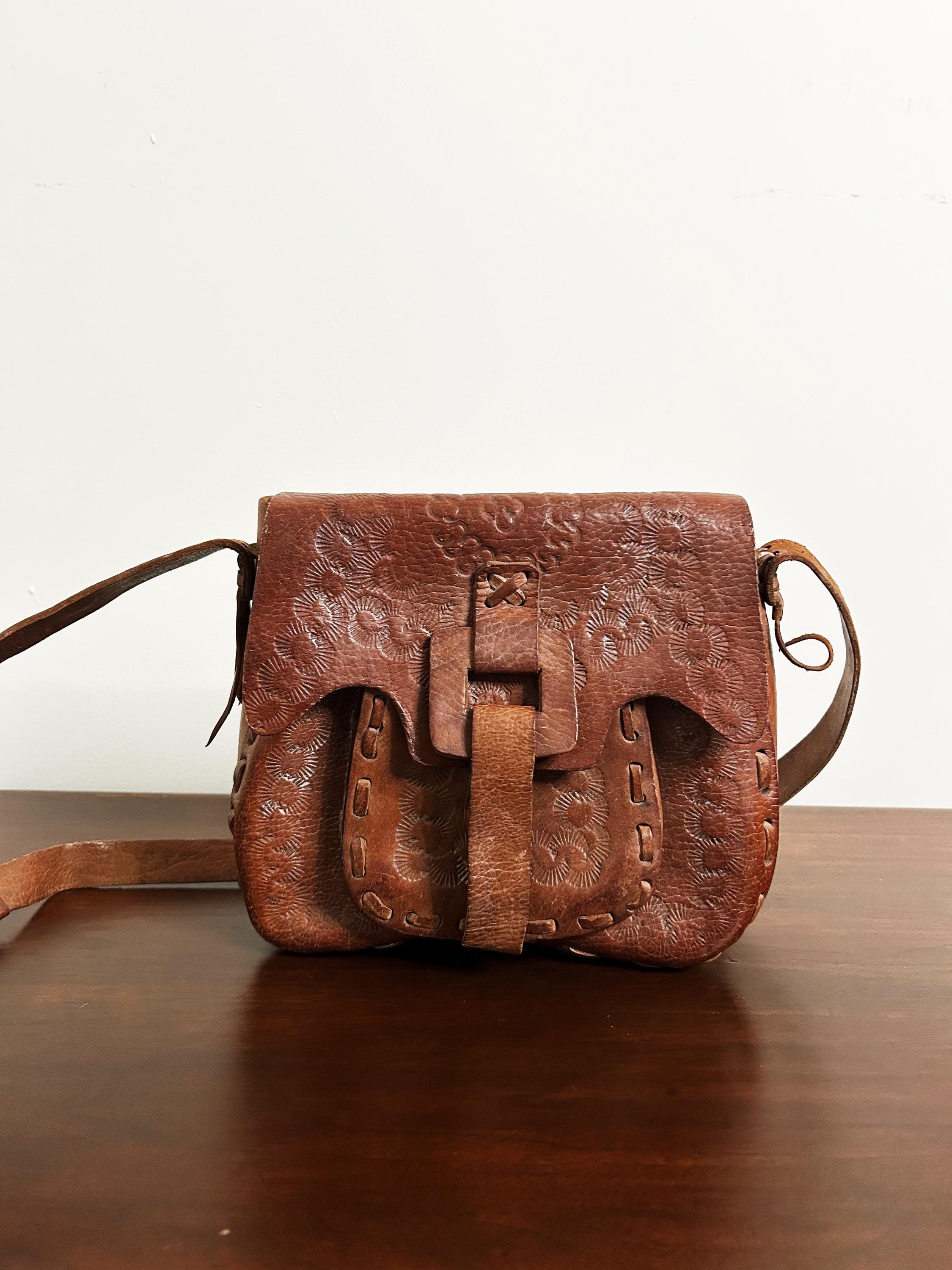 Vintage Saddle Bag Purse 1960s - Etsy