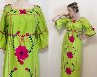 Angelica 1960s Olive Green Cotton Linen Mexican Embroidered Shift Dress I Sz Med - Etsy Angelica 1960s Olive Green Cotton Linen Mexican Embroidered Shift Dress I Sz Med - Etsy