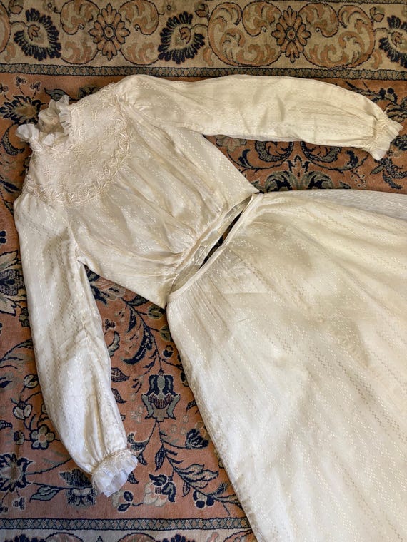 Edwardian Sheer Lace Skirt & Bodice Set C.1906–1908 Edwardian Sheer Lace Skirt & Bodice Set C.1906–1908