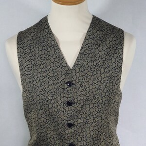 Grey Brocade waistcoat