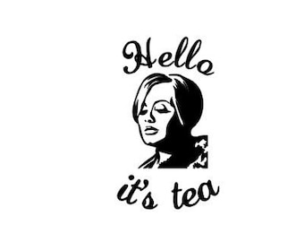 Adele "Hello it's Tea" Decal