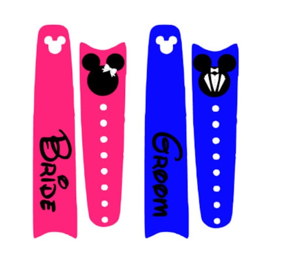 Disney bride and groom magic bands deals