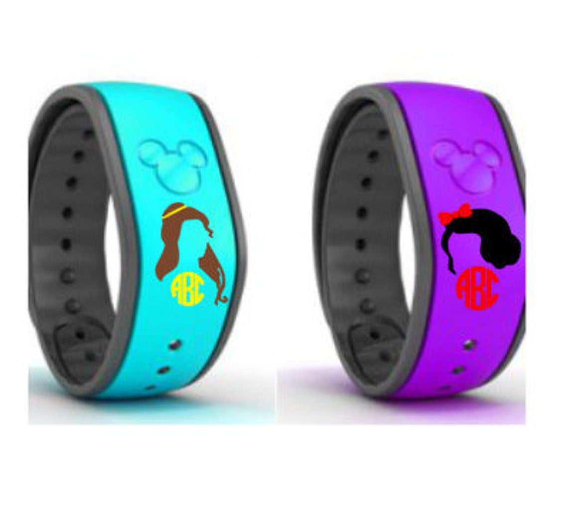 Disney Princess Magic Band Decal / Belle and Snow White Decal Etsy