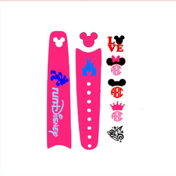 Run Disney Magic Band Decal, Disney Magic Band Decals, Custom Decals, Disney Acessories