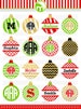 Christmas Ornament SVG Cut Files - Monogram Frames for Vinyl Cutters, Screen Printing, Silhouette, Die Cut Machines, & More 
