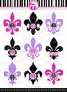 Fleur De Lis Monogram Frames SVG Cut Files for Vinyl Cutters, Screen Printing, Silhouette, Die Cut Machines, & More 