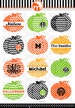 Fall Patterned Pumpkins SVG Cut Files - Monogram Frames for Vinyl Cutters, Screen Printing, Silhouette, Die Cut Machines, & More 