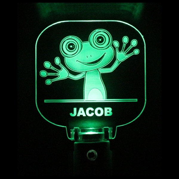 Frog Night Light Etsy