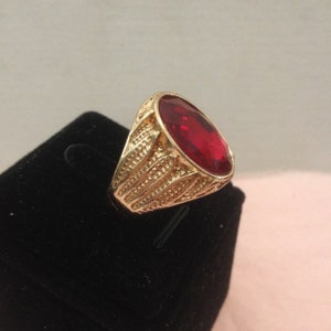 Ring mit Stein vintage Bild 3