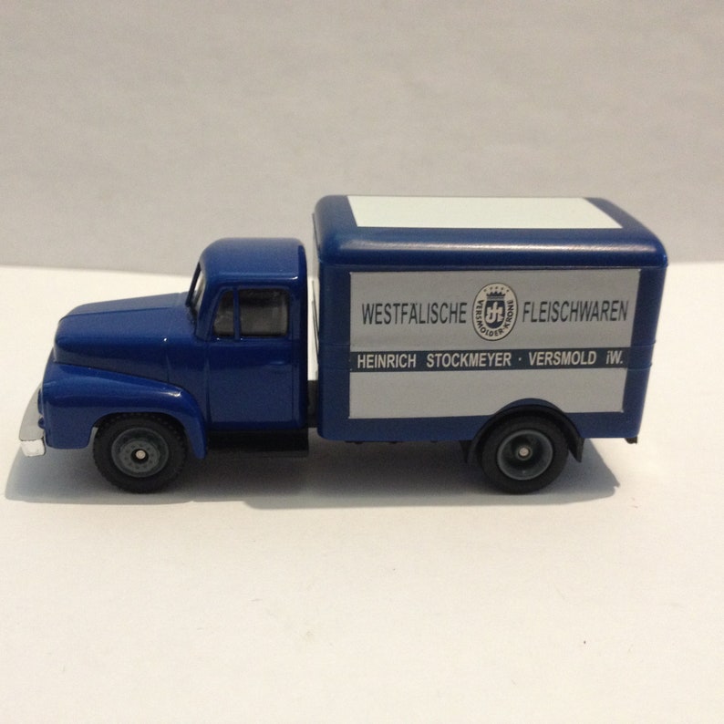 Modellauto 1:87, 2 mal LKW Stockmeyer Wurst, von Grell Bild 5