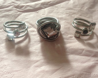 Ringe Konvolut Modeschmuck