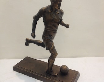 Statue footballer vintage