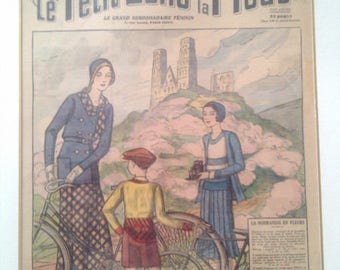 Lithograph;" Le Petit echo de la mode 1931 ".