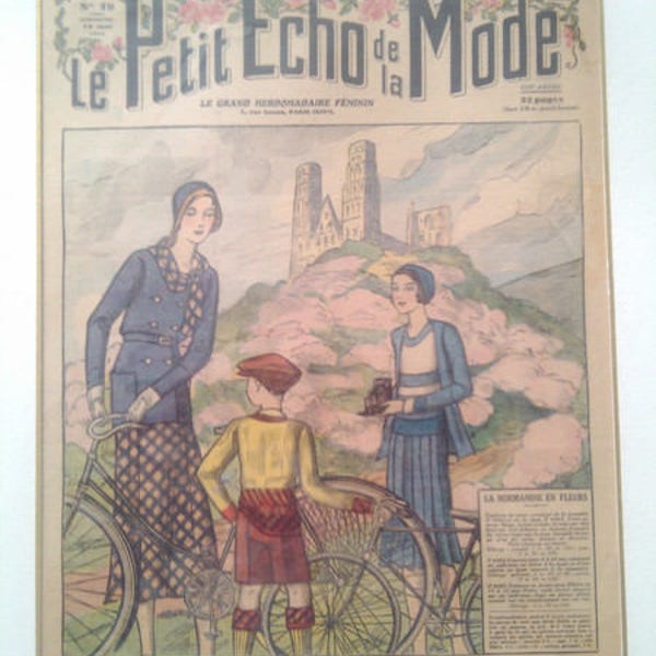 Lithographie » ; Mode de le Petit echo de la 1931 «.