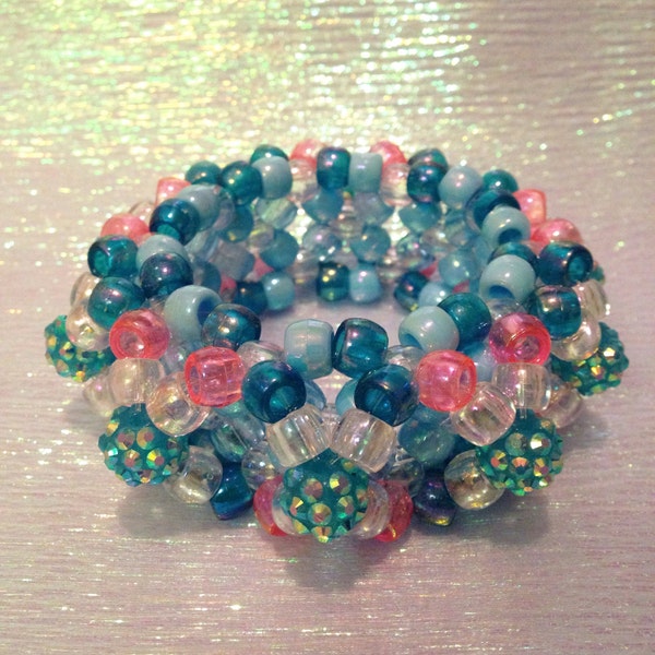 Spunky Sparkle Kandi X Cuff