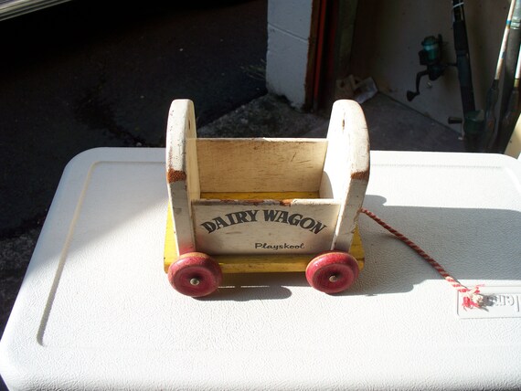 playskool dairy wagon