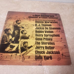 A Tribute to Burt Bacharach. 1972 Scepter Records SPS-5100. FREE Media Mail shipping. ChuckBooks