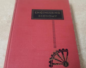 Économie de l'ingénierie. 1954 Troisième tirage Relié. Livraison GRATUITE par la poste aux États-Unis. ChuckLivres