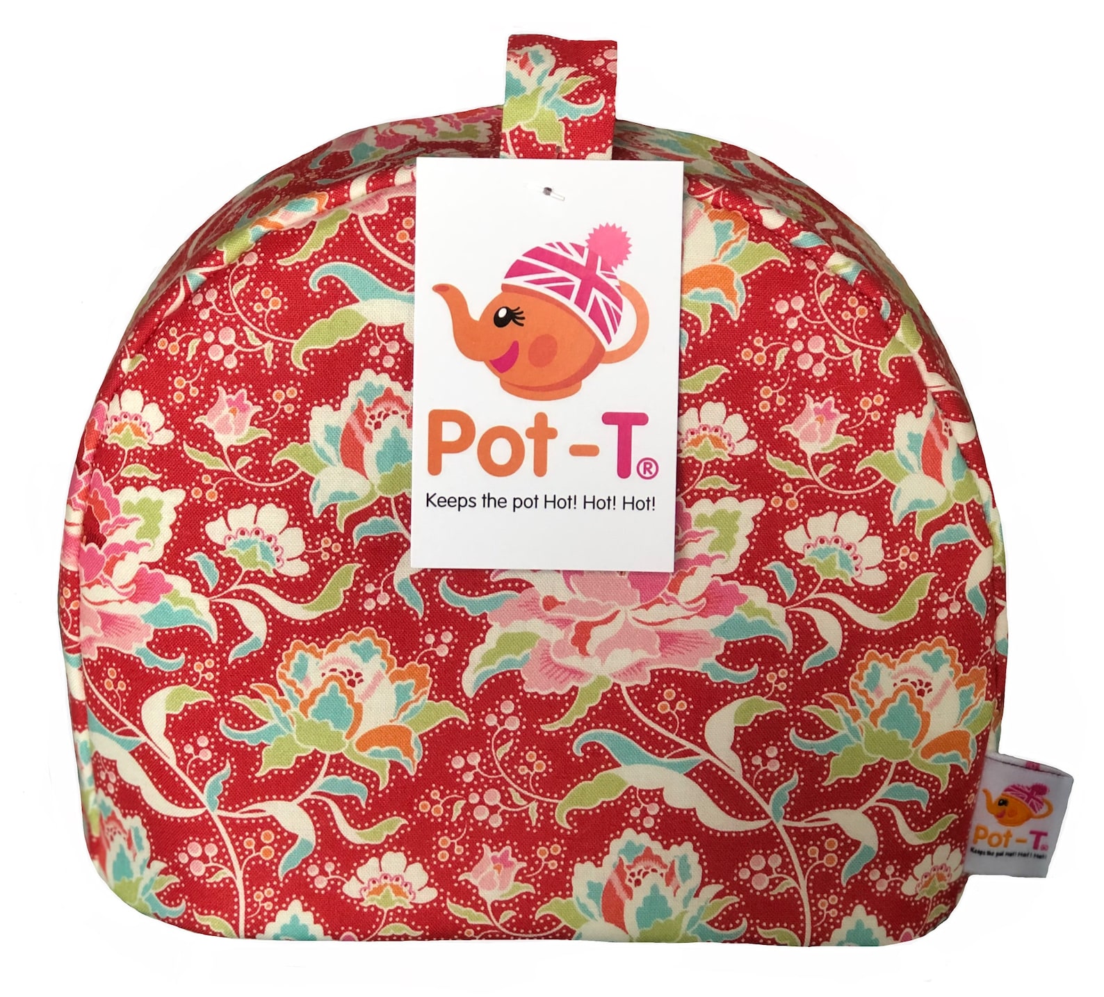 Pott Insulated Tea Cosy Cozy in Floral Prints Red Floral in Etsy
