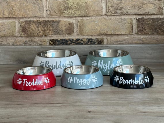 Personalised Pet Bowl Small, Medium & Large Sizes