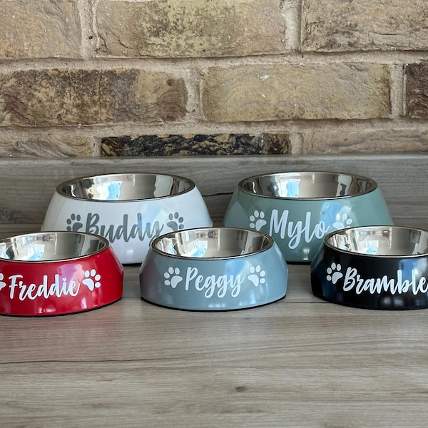 Personalised Pet Bowl Small, Medium & Large Sizes