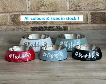 Personalised Pet Bowl Small, Medium & Large Sizes