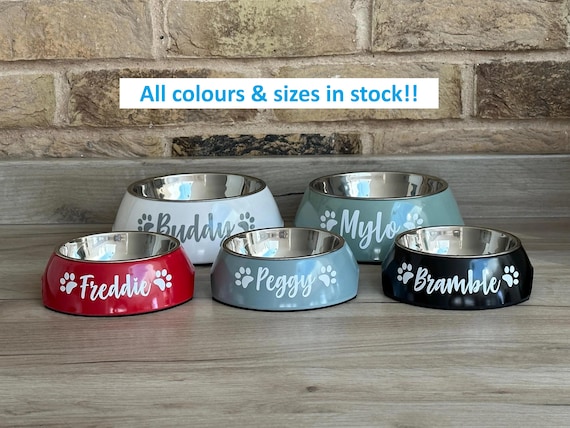 Personalised Pet Bowl Small, Medium & Large Sizes