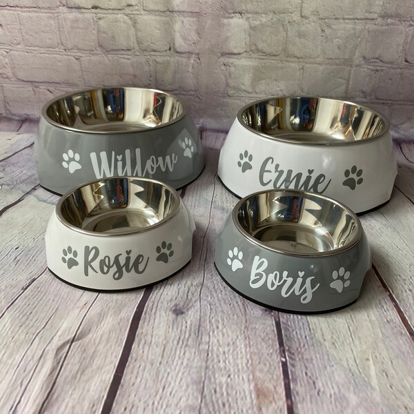 Personalised Pet Bowl Small, Medium & Large Sizes