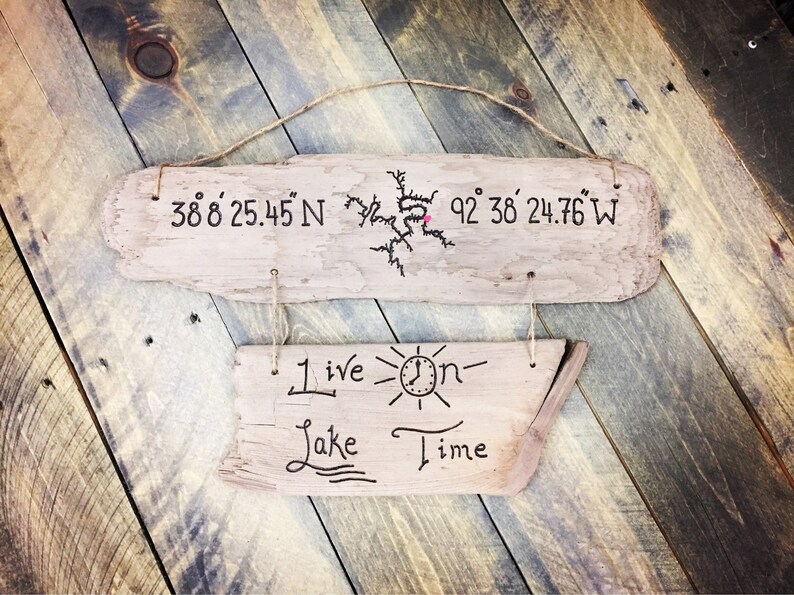 Lake Of The Ozarks Missouri Mo Custom Lake Outline Map Wood Etsy