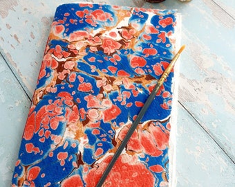 Artists Watercolor Sketchbook | A4 / A5 / A6 Handmade Art Journal | Recycled Cotton Rag Paper. Watercolour Gouache Acrylics. Marble