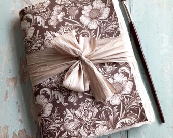 Artists Watercolor Sketchbook | A5 / A6 and Mini Handmade Art Journal | Recycled Cotton Rag Paper. Watercolour Gouache Acrylics. Brown