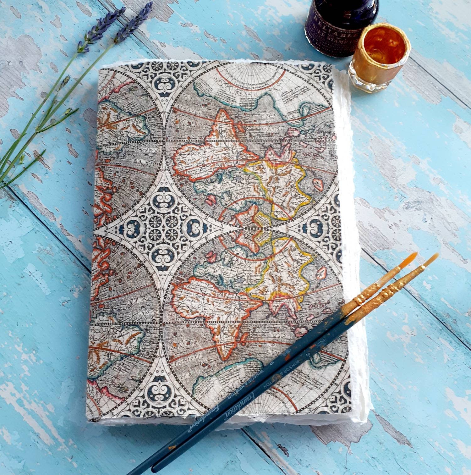 Artists Watercolor Sketchbook A5 / A6 Handmade Art Journal Etsy