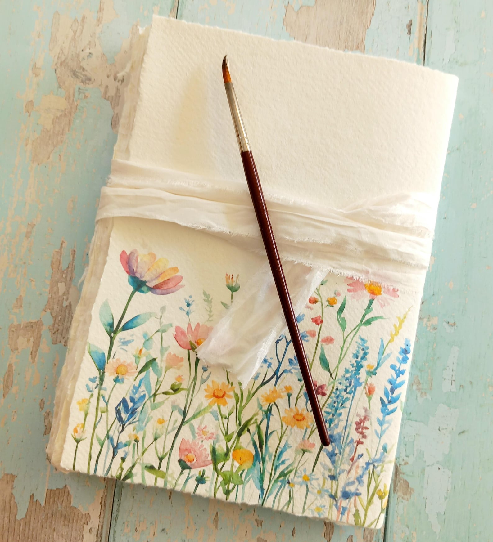 Watercolor Rag Artists Watercolor Sketchbook | A4 / A5 / A6 and Mini Handmade Art ...