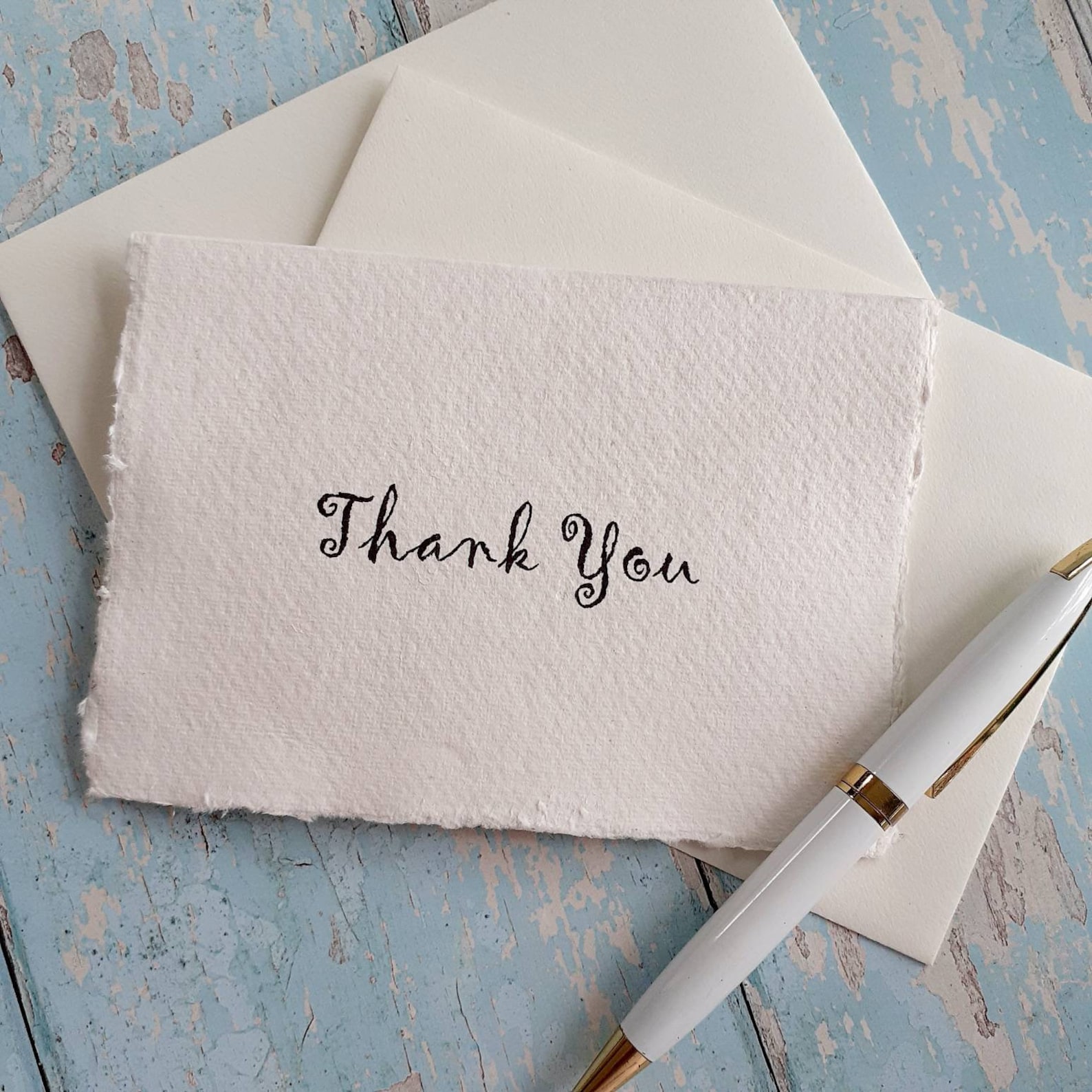 A6 Recycled Cotton Rag Paper Thank You Note Cards With Etsy