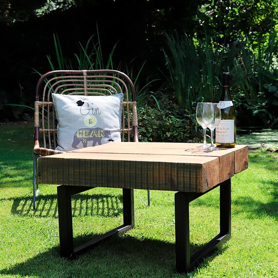 Industrial Outdoor Sleeper Coffee Table Box Frame Etsy