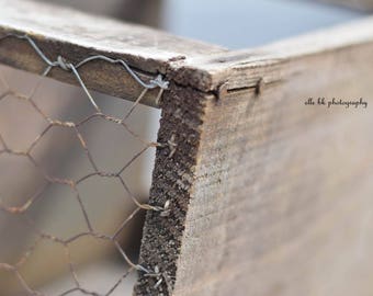 Chicken Wire Crate