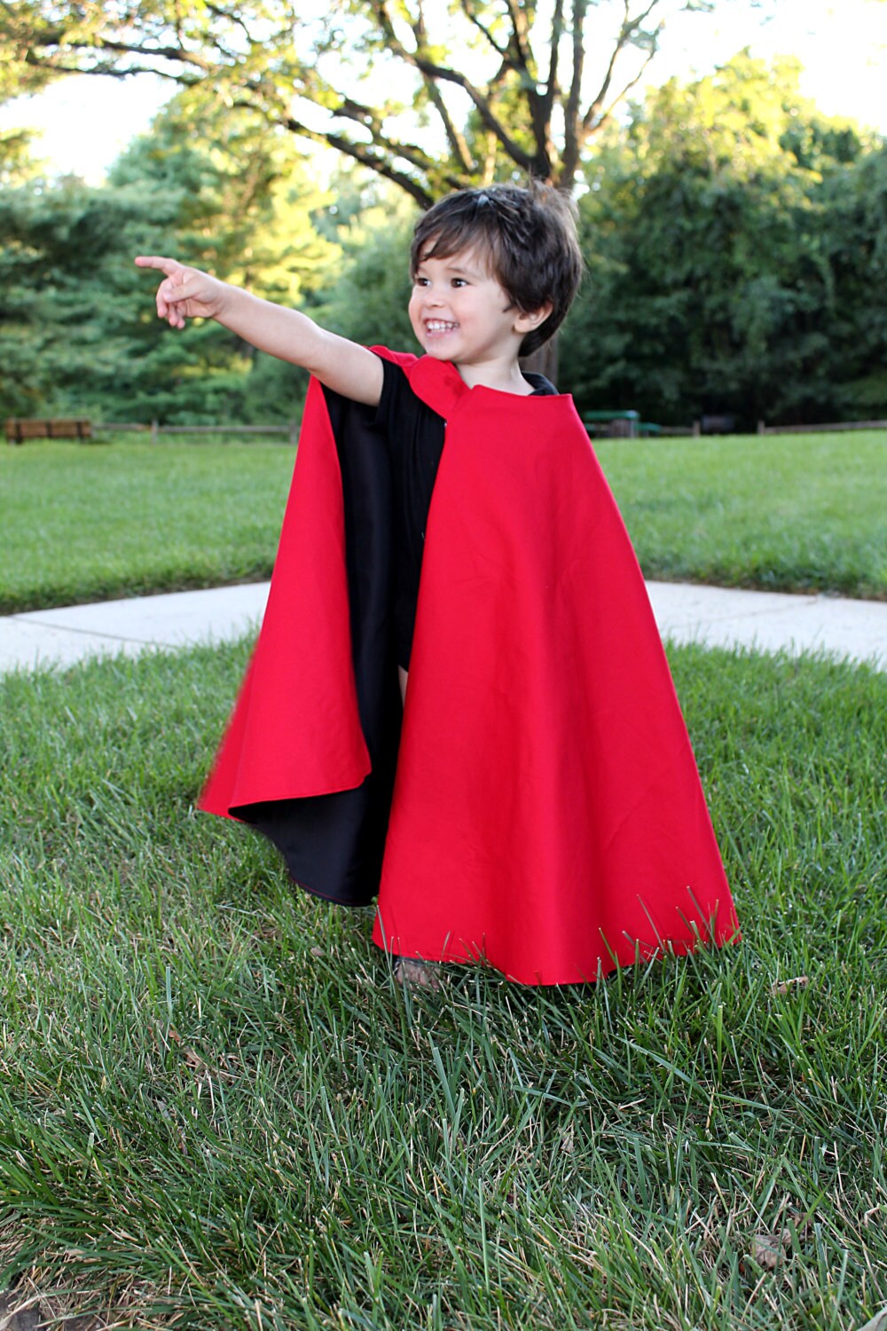 Reversible Kid's Hooded Cape Sewing Pattern Toddler Etsy