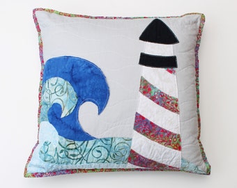 Lighthouse Applique Pillow Pattern Digital Download PDF