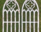 Farmhouse Arched Frames with Quatrefoil set of two