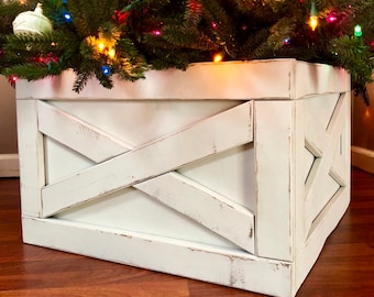 Christmas tree box | Etsy